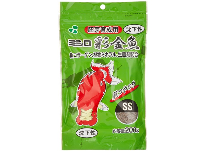 ミシロ 彩金魚 胚芽育成用 SS 沈下性 200g