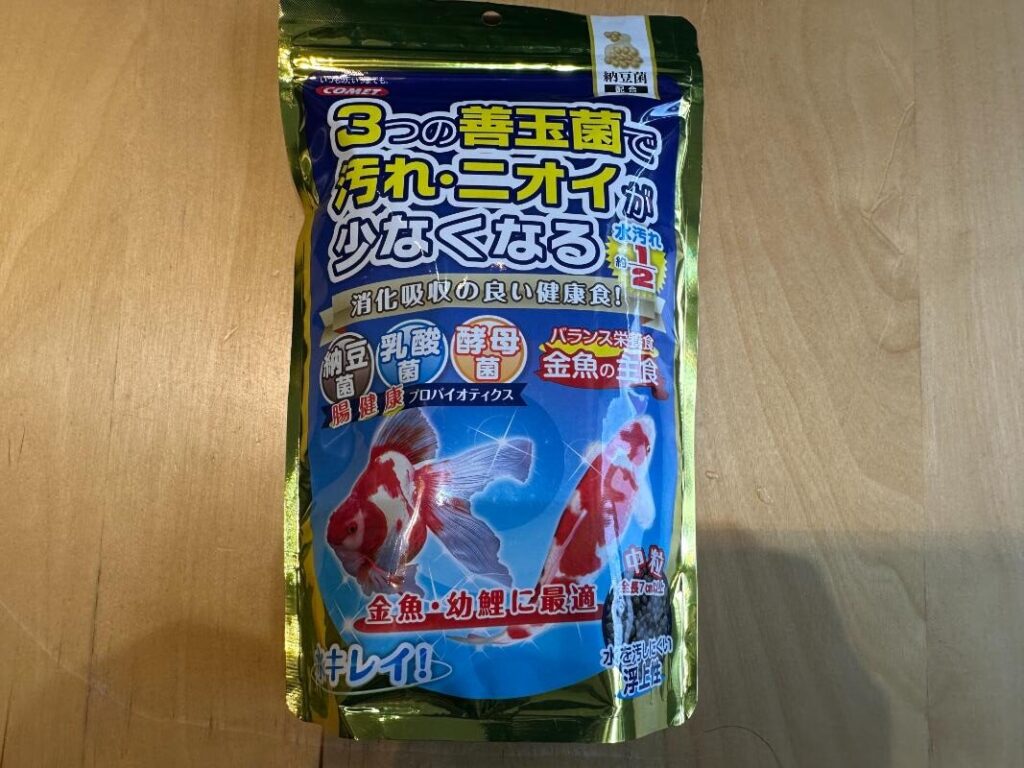 コメット 金魚の主食 納豆菌 中粒 200g